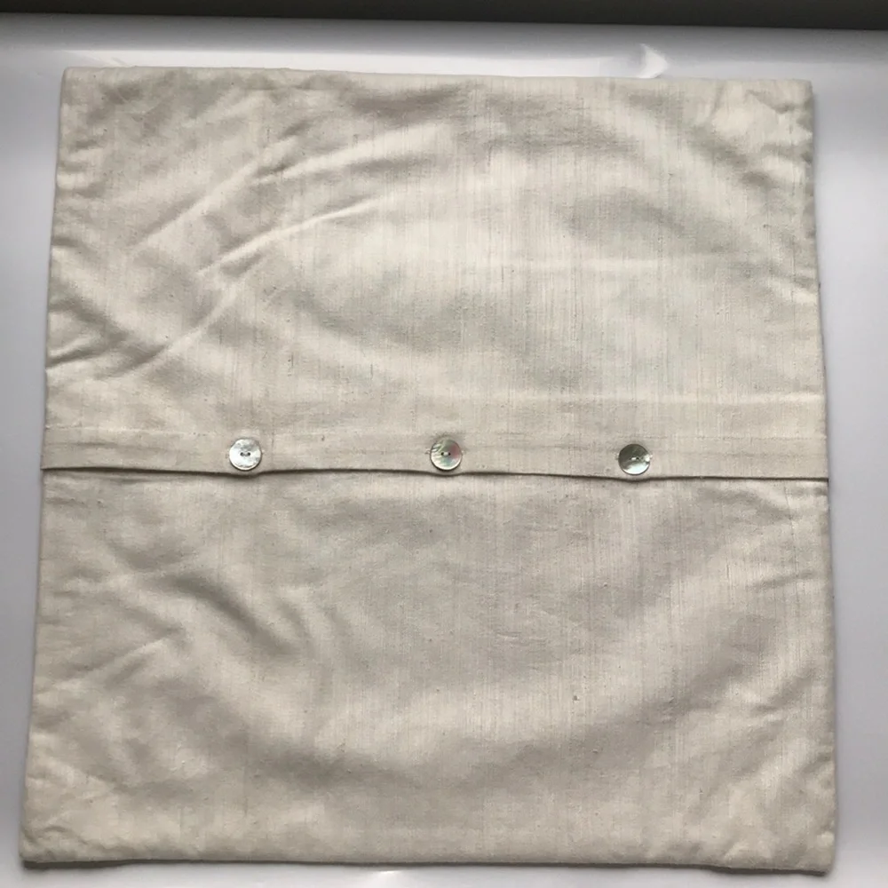 WEST ELM PILLOW COVER SILVER / BLUSH